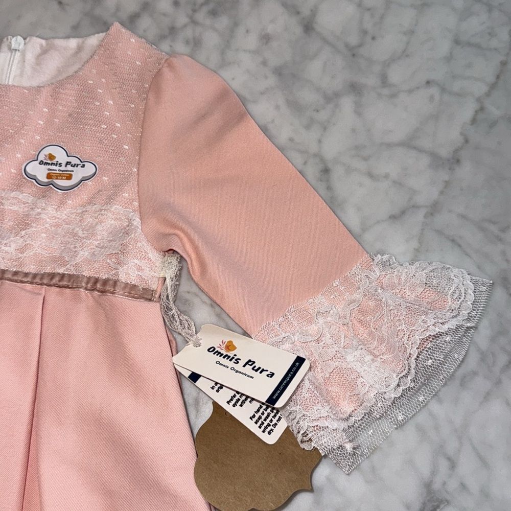 NWT LACE SLEEVE DRESS 18M - Picture 5 of 6